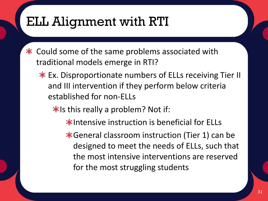 ell alignment with rti 1