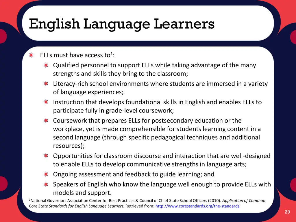 english language learners