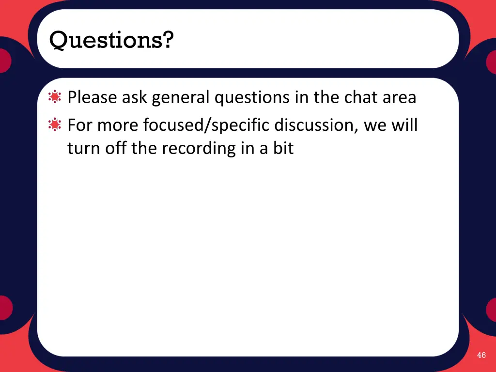 questions