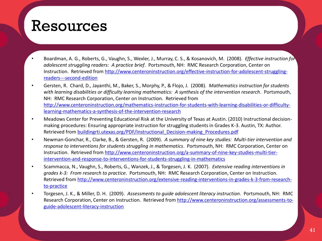 resources 4