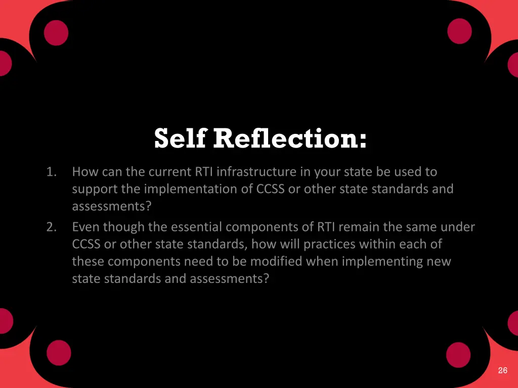 self reflection 1