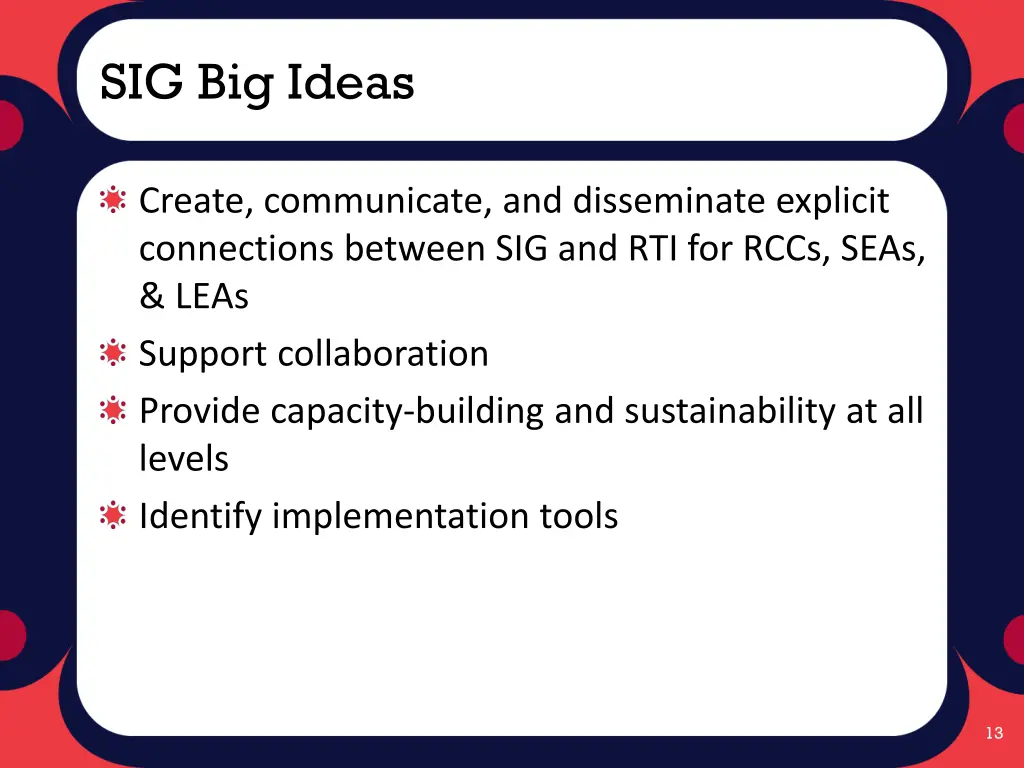 sig big ideas