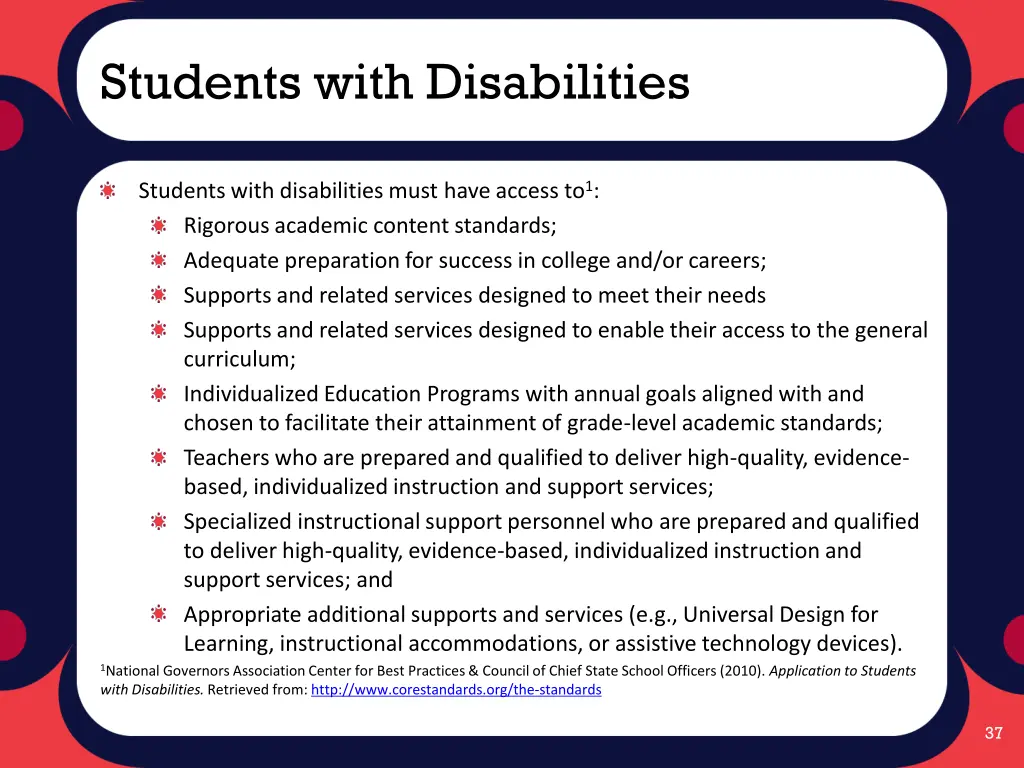 students with disabilities