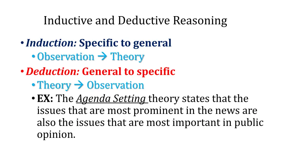 inductive and deductive reasoning