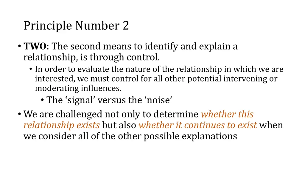 principle number 2 2