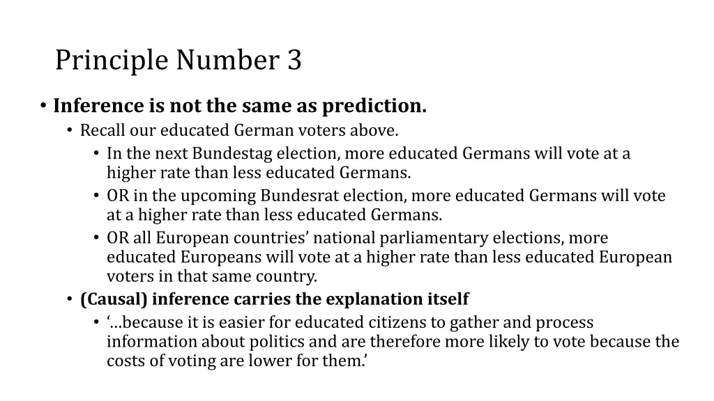 principle number 3 1