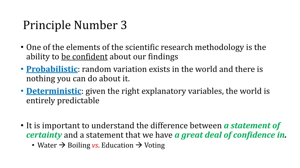 principle number 3 3