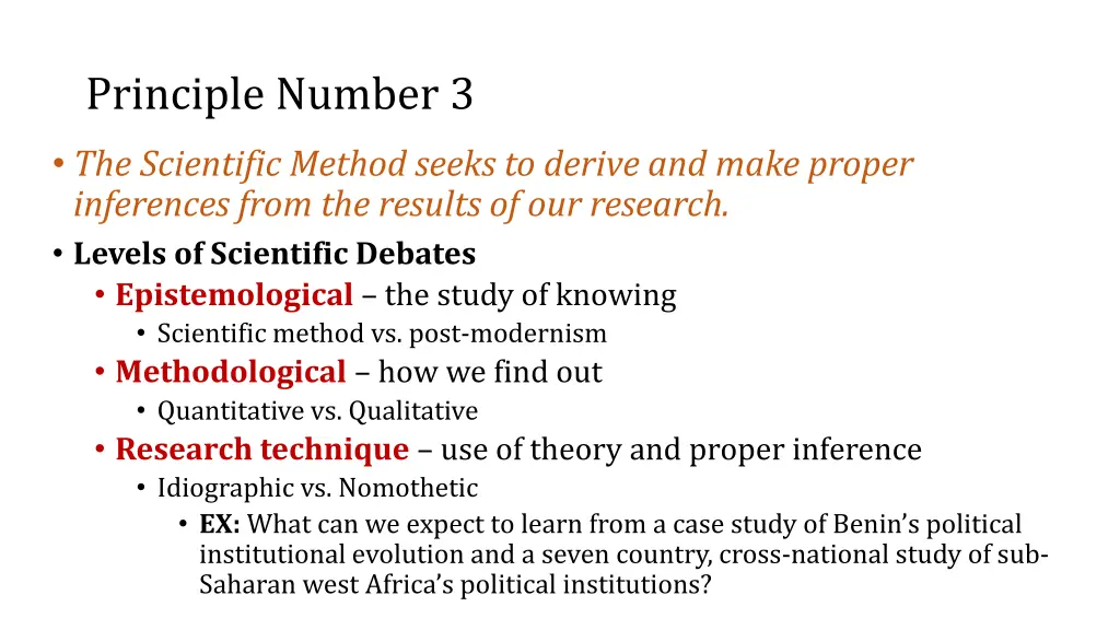 principle number 3