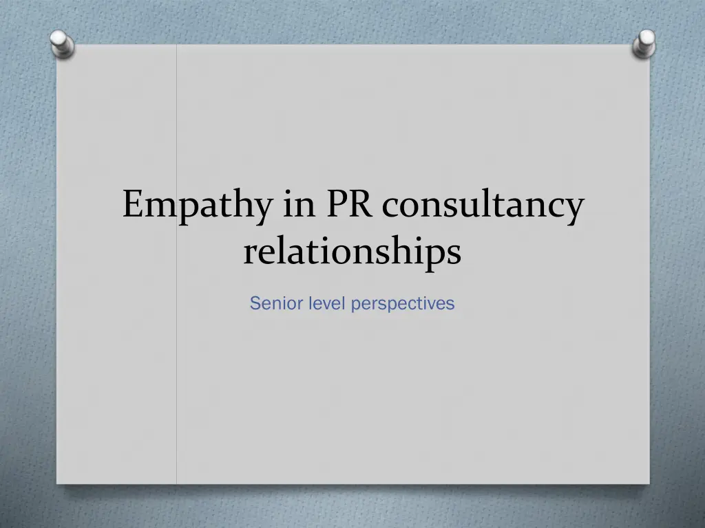 empathy in pr consultancy relationships 1