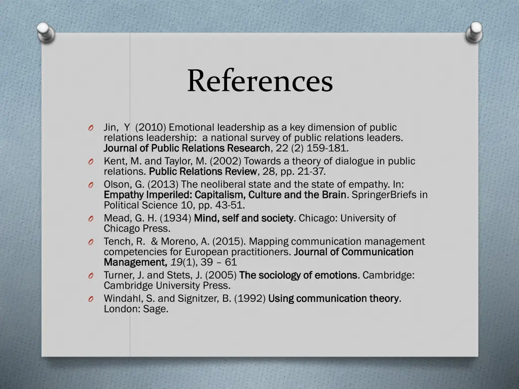 references 1