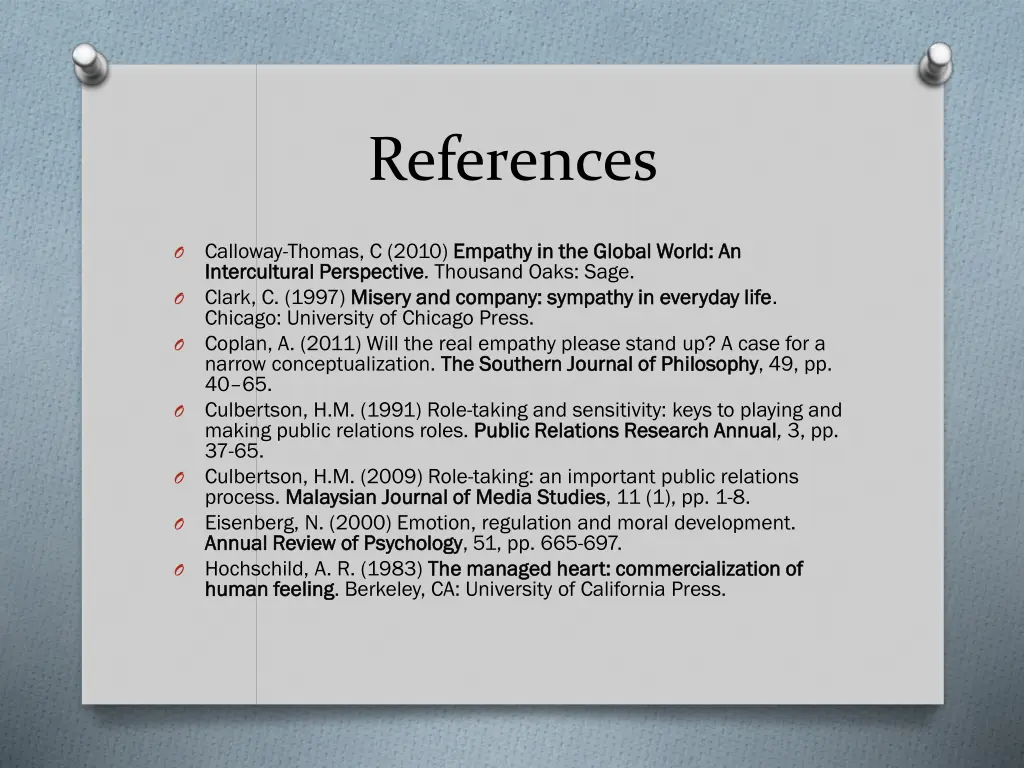 references