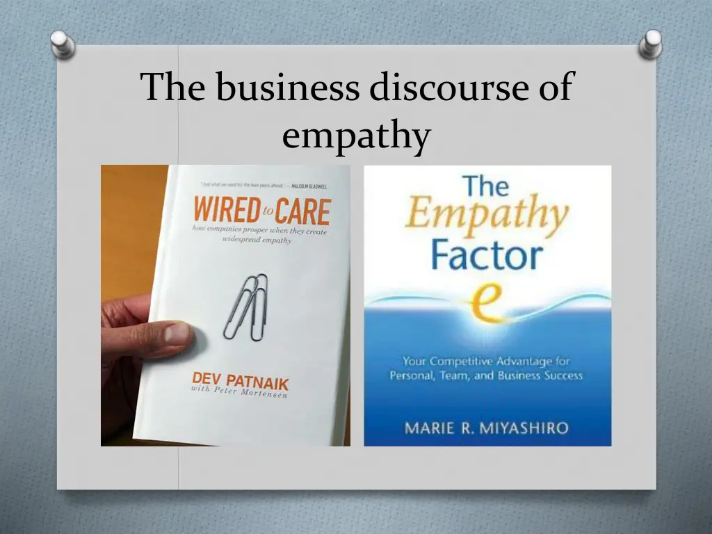 the business discourse of empathy