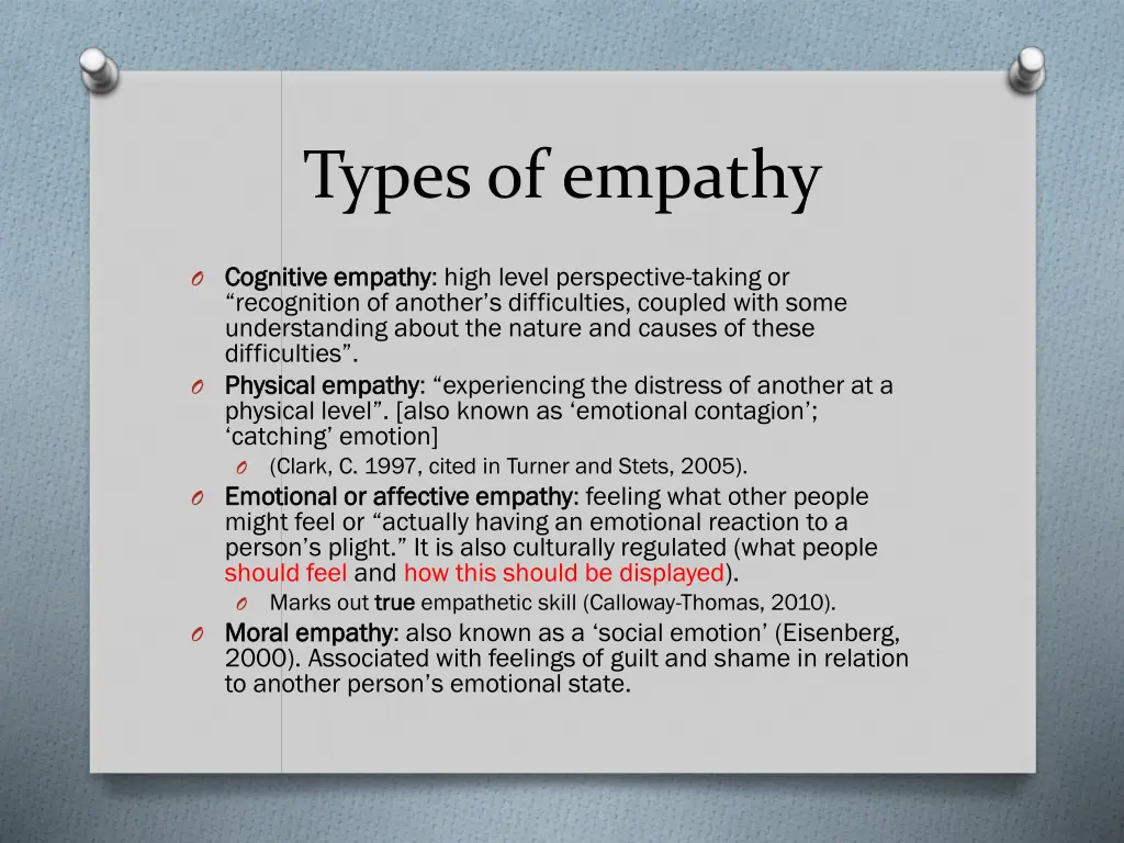 types of empathy