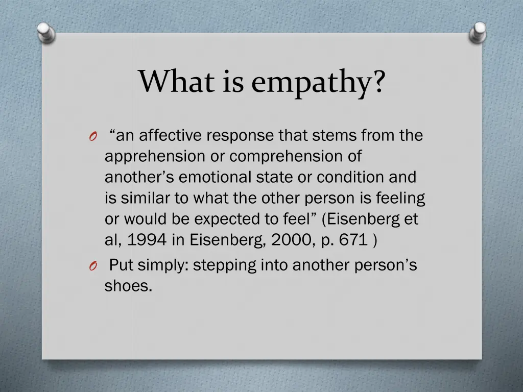 what is empathy