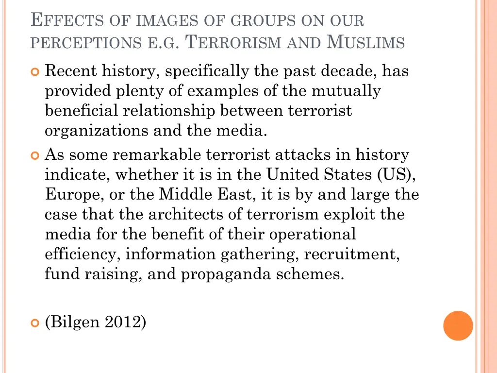 e ffects of images of groups on our perceptions 1