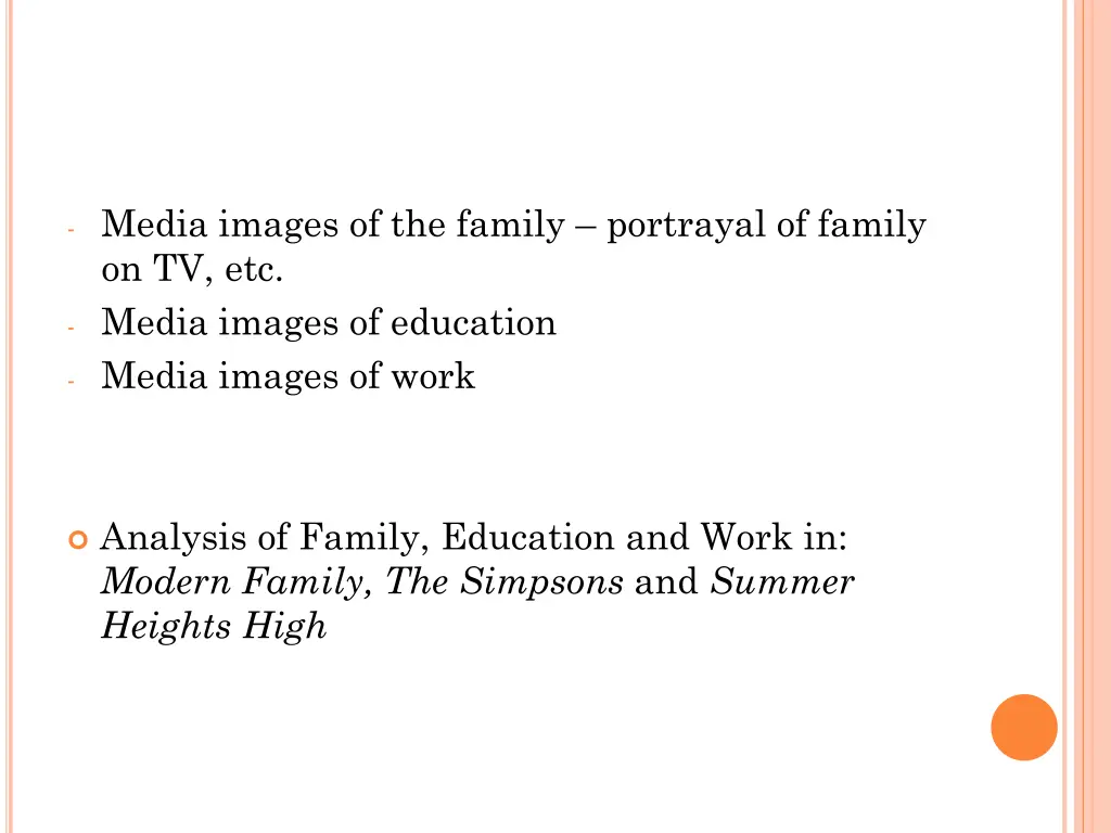media images of the family portrayal of family