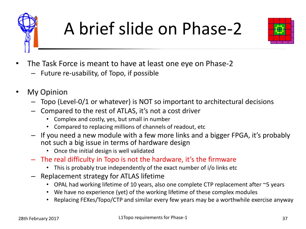 a brief slide on phase 2