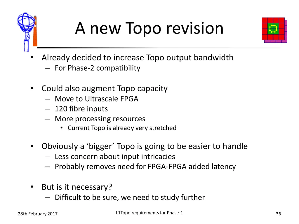 a new topo revision