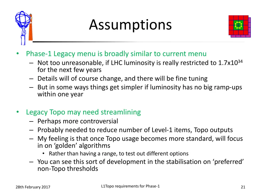 assumptions