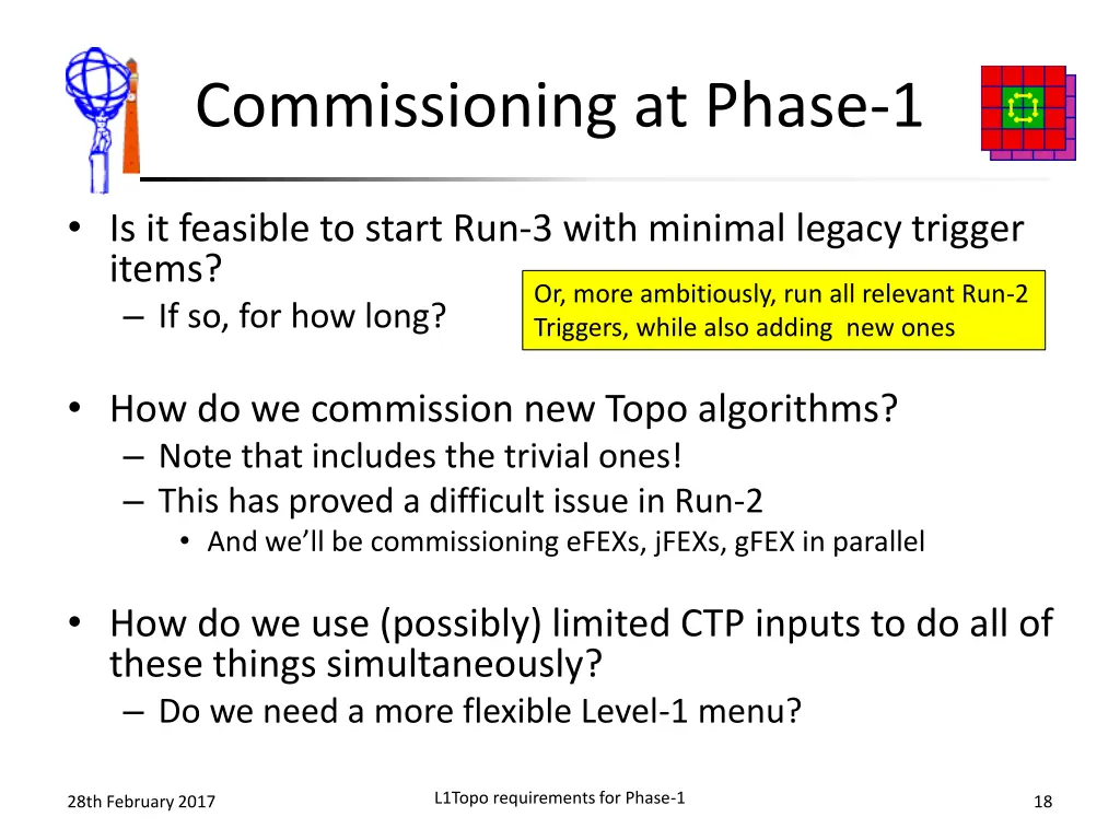 commissioning at phase 1 1
