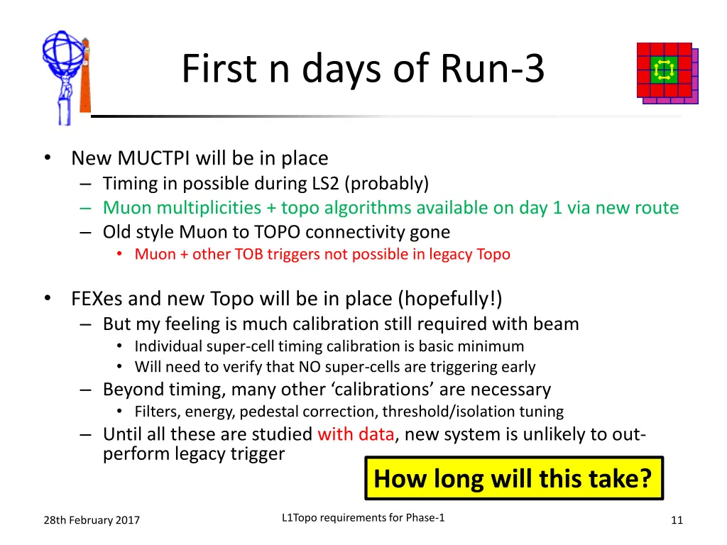 first n days of run 3
