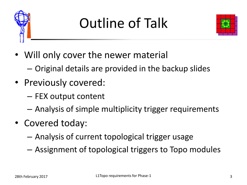 outline of talk