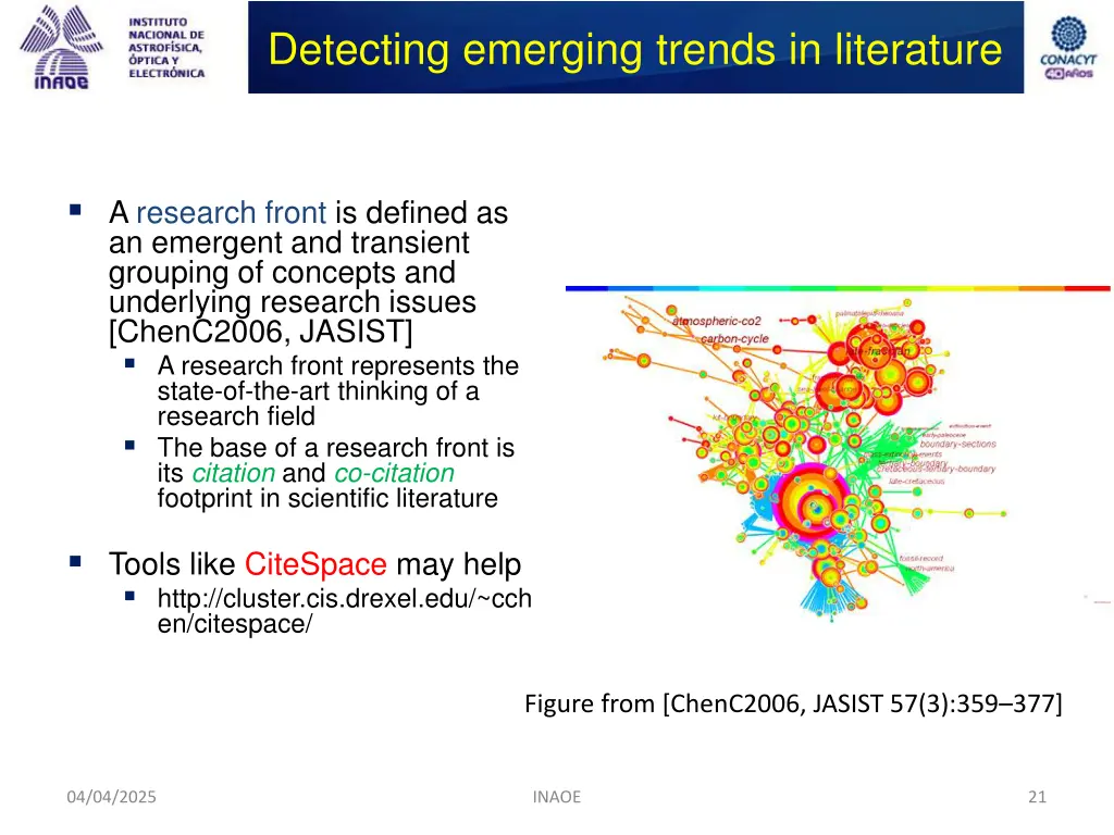 detecting emerging trends in literature