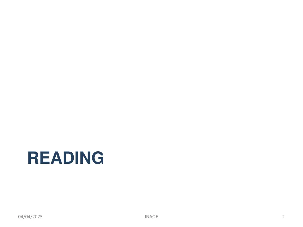 reading