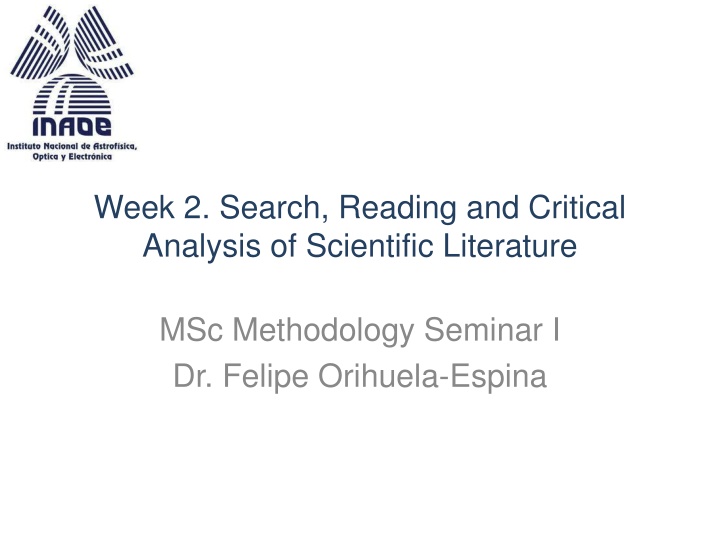 week 2 search reading and critical analysis