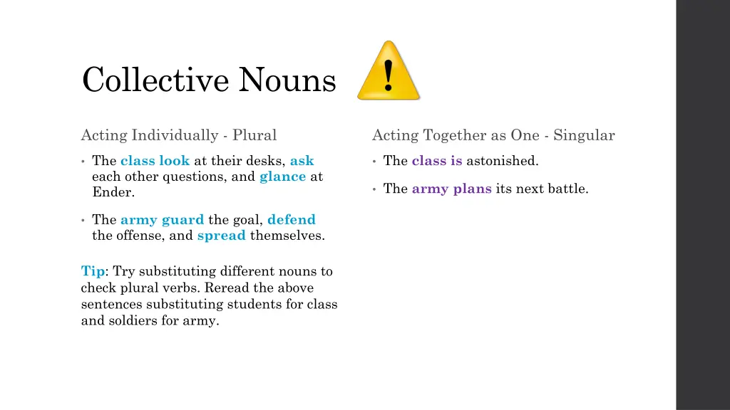 collective nouns