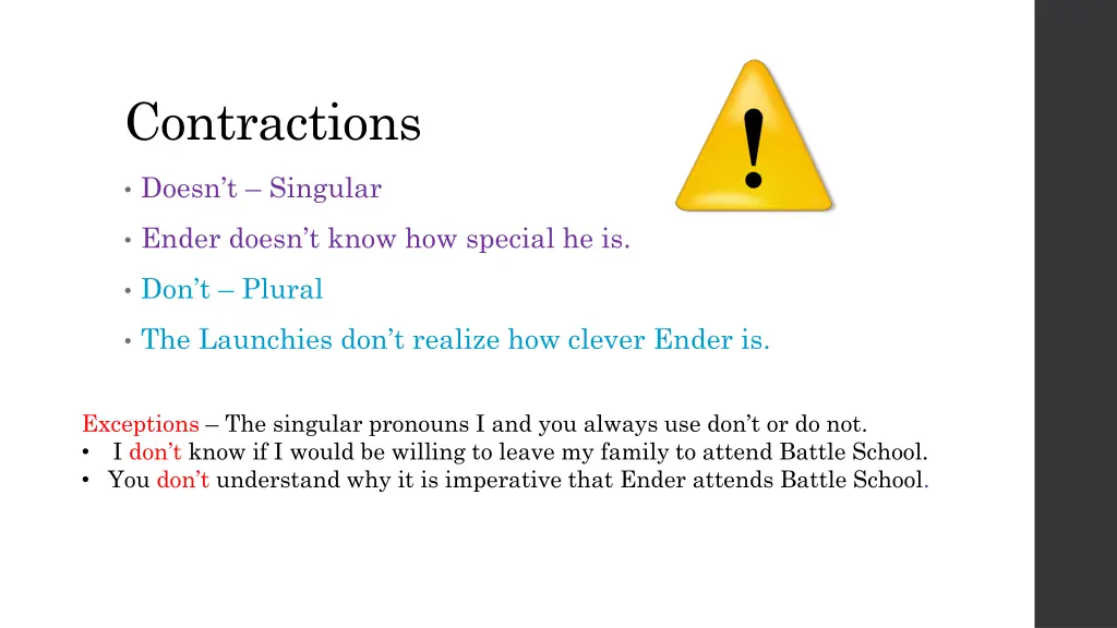 contractions