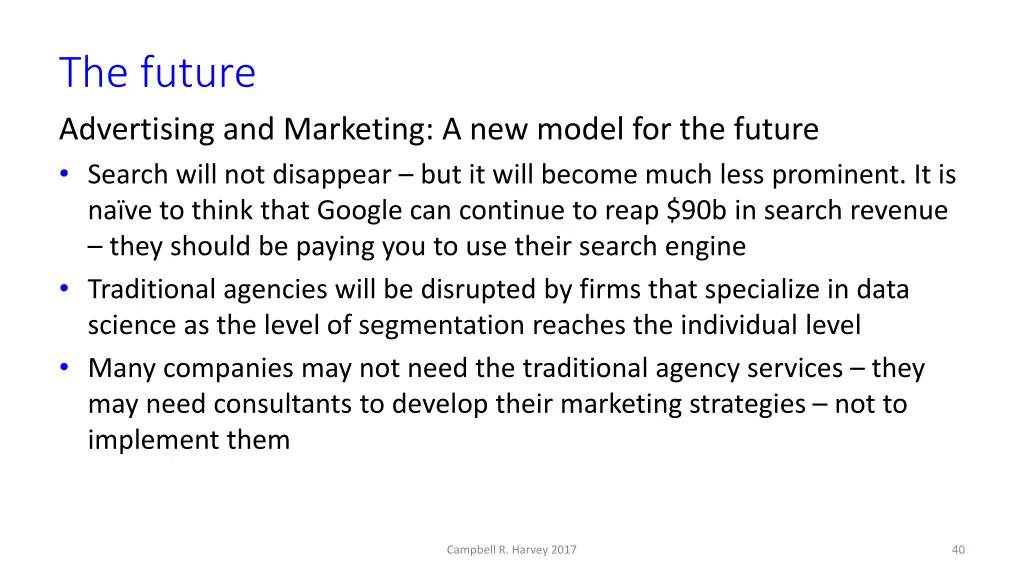 the future advertising and marketing a new model