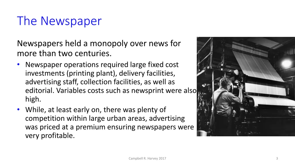 the newspaper