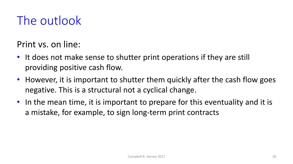 the outlook 1