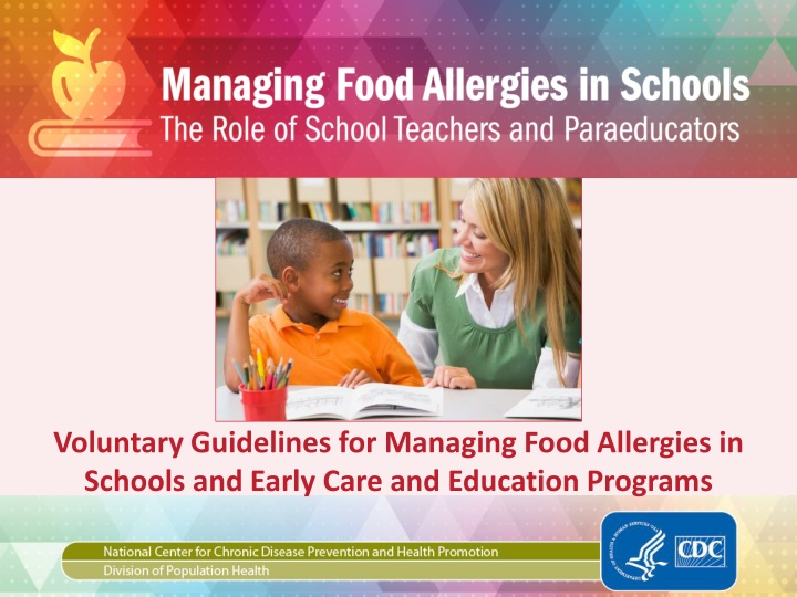 voluntary guidelines for managing food allergies