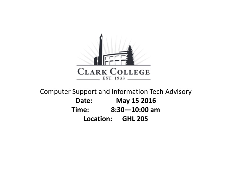 computer support and information tech advisory