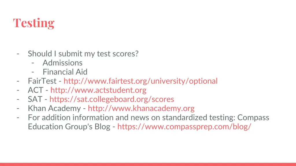 testing