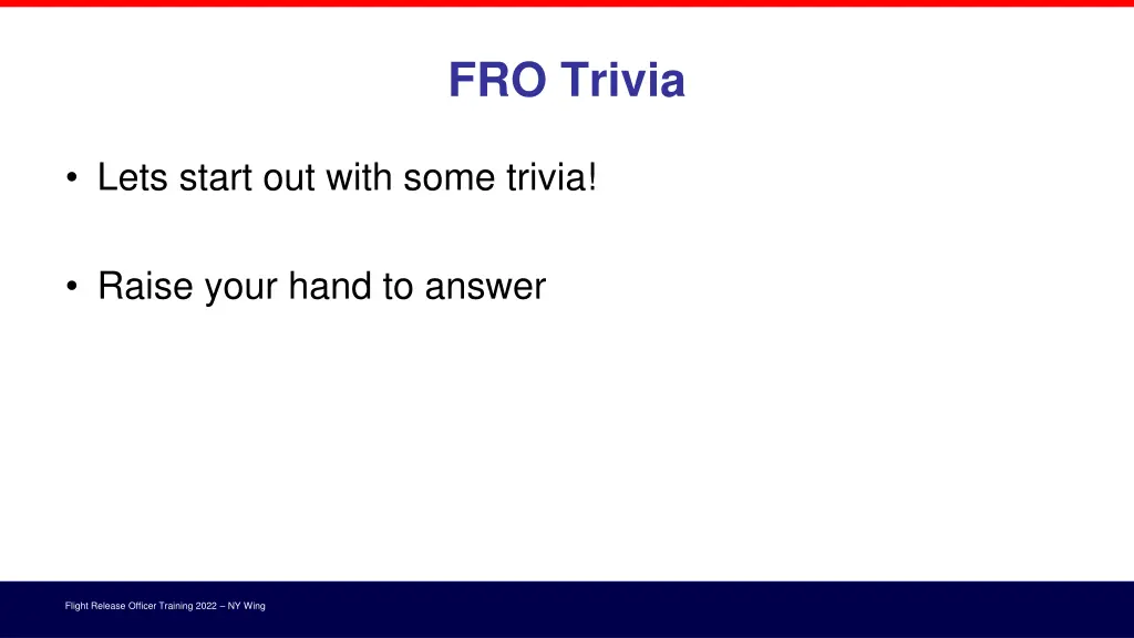 fro trivia