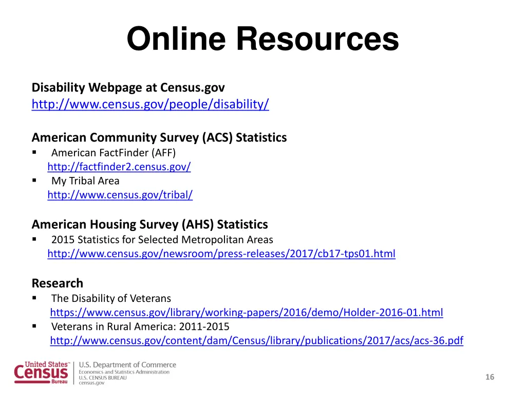 online resources