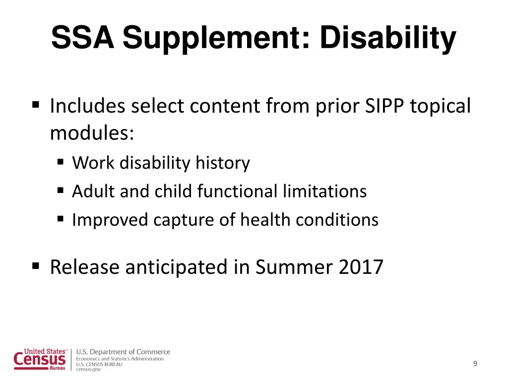 ssa supplement disability