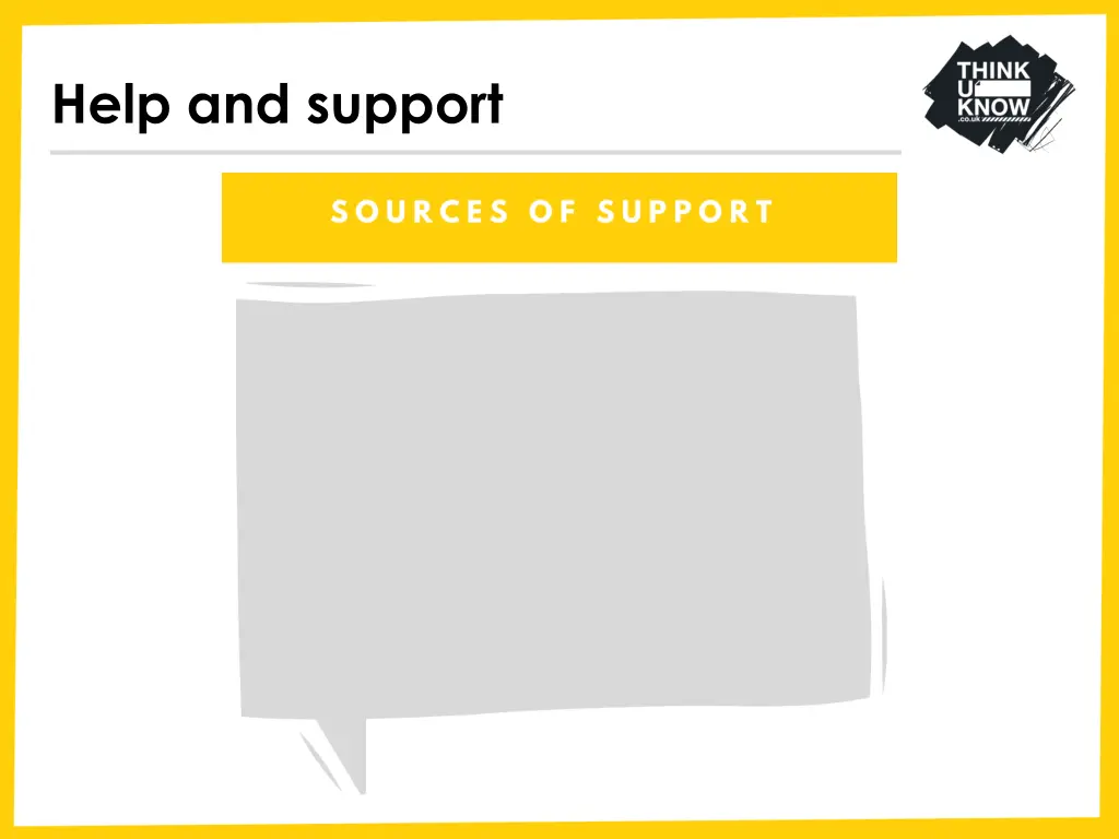 help and support