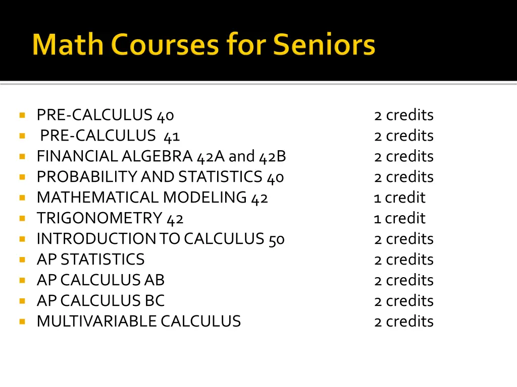 pre calculus 40 pre calculus 41 financial algebra