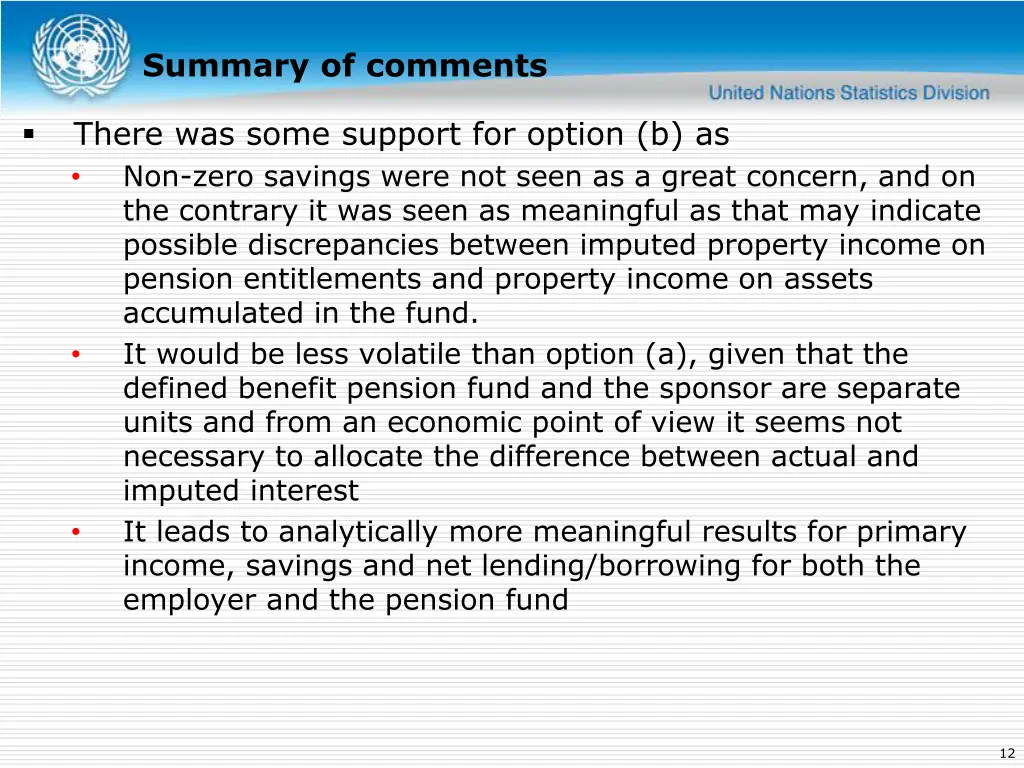 summary of comments 3