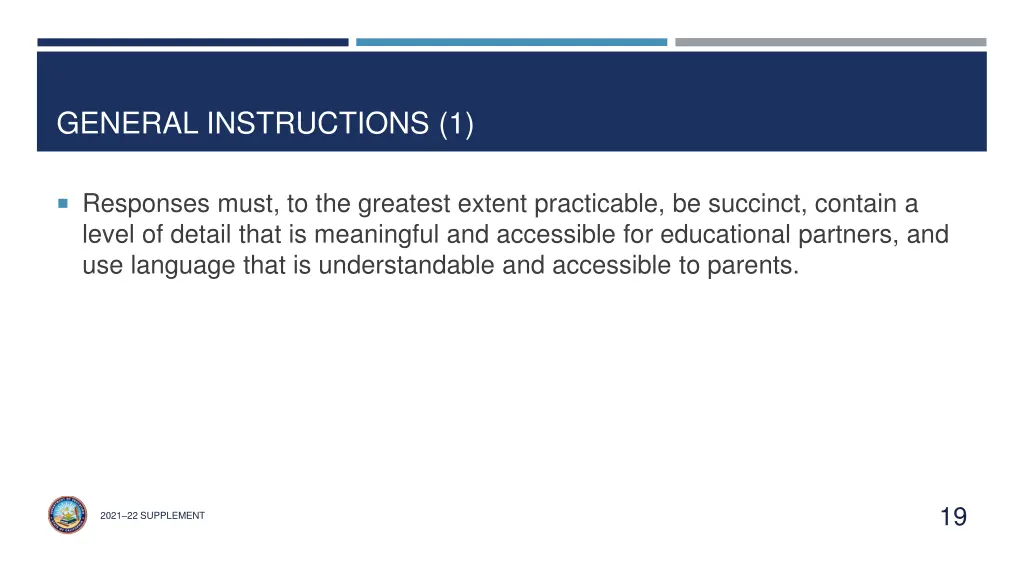 general instructions 1