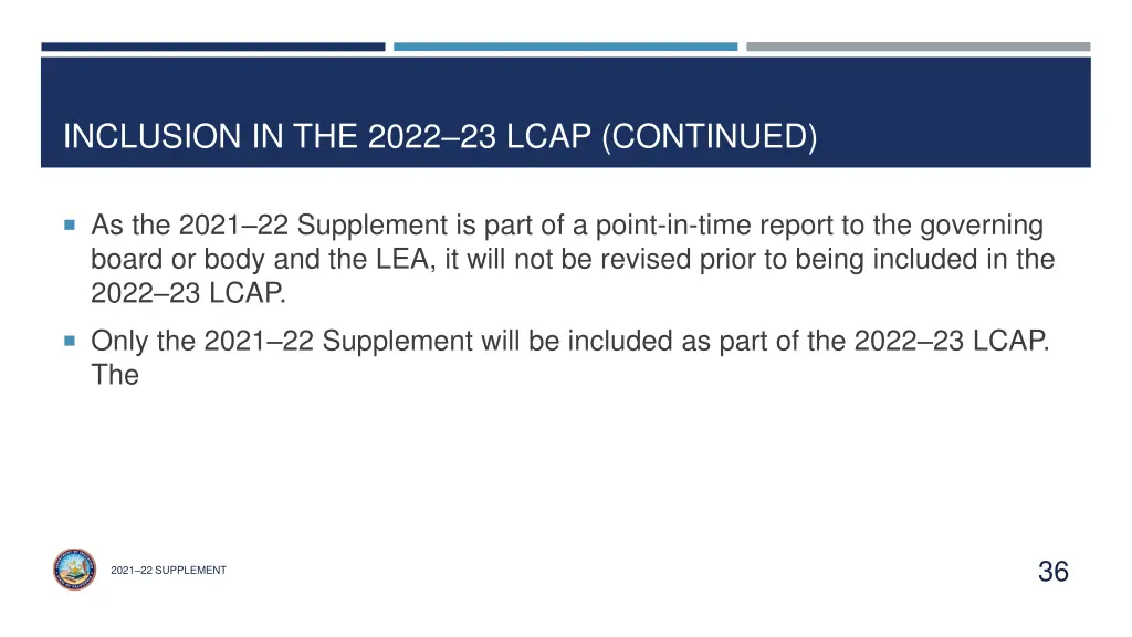 inclusion in the 2022 23 lcap continued