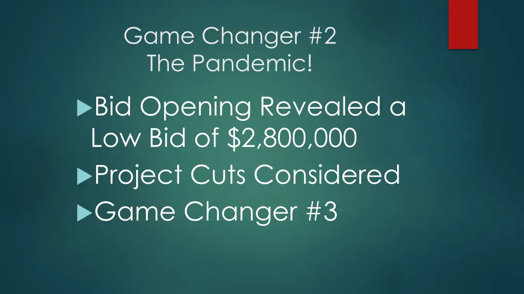 game changer 2 the pandemic