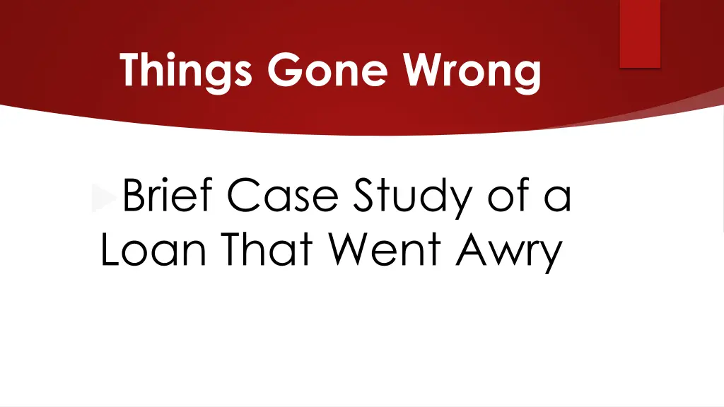 things gone wrong 1