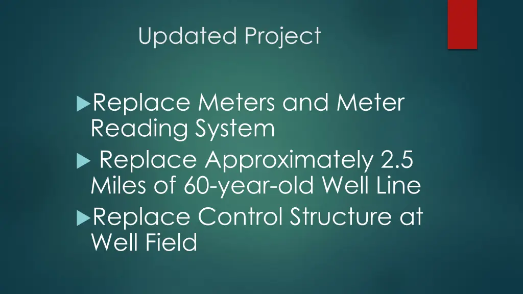 updated project