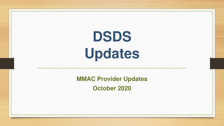 dsds updates
