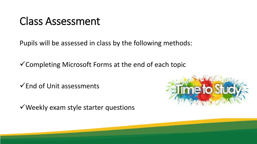 class assessment class assessment